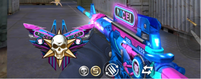 cf手游m4a1排行_CF手游:钻石十连抽“M4A1狼牙”单挑,用三个耍赖手雷逆转局面
