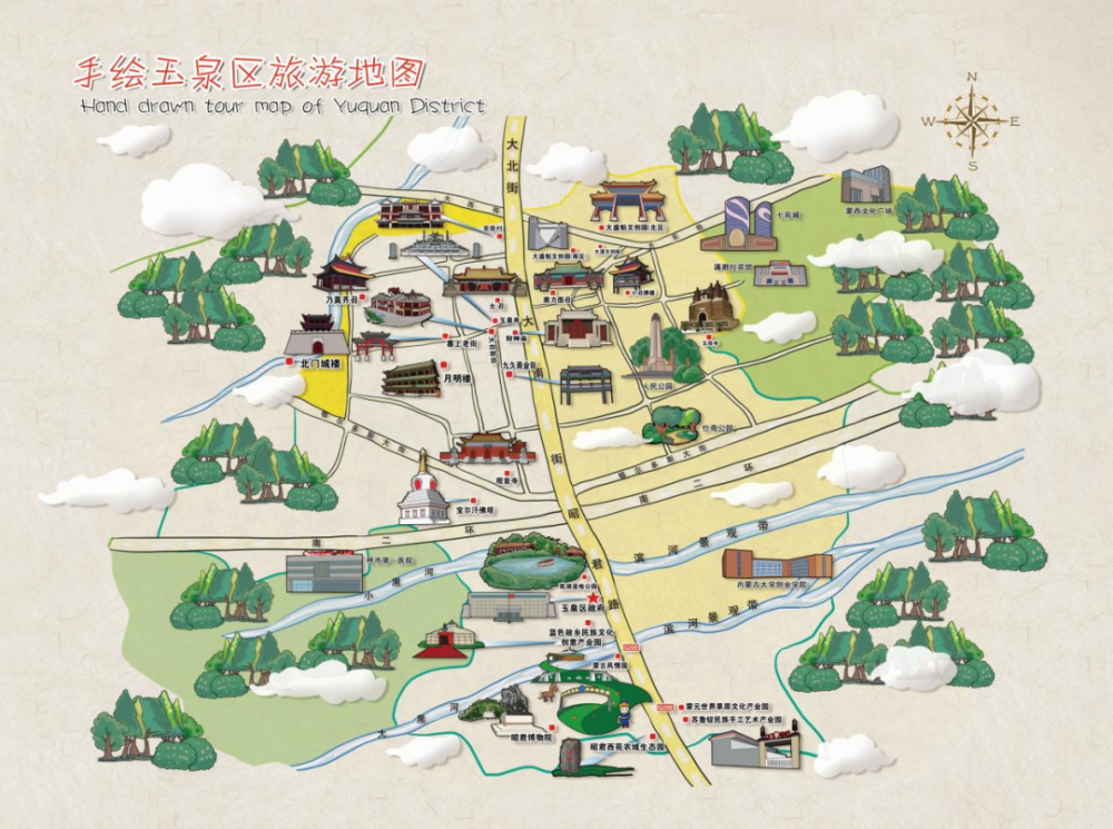 玉泉区是呼和浩特市的发祥地,有着440多年的历史,既是全市的历史文化