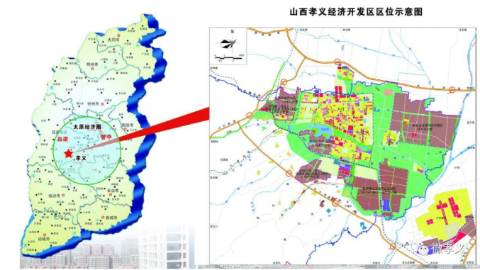 孝义市城区划分图图片