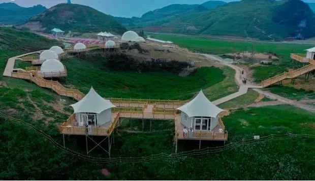 苗寨游玩——在"爱在竹山"景区,可以做一回竹山村民,参与体验农耕文化