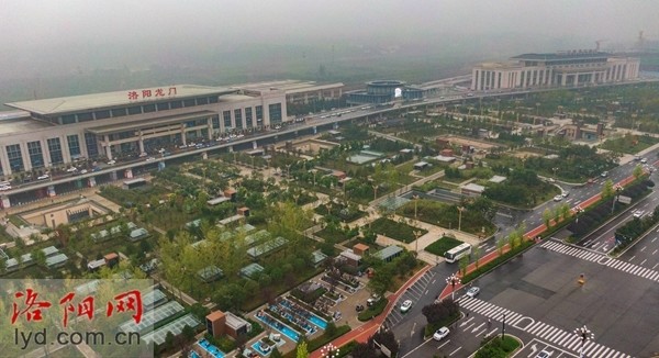 洛阳龙门站综合交通枢纽北广场整体完工换乘功能将进一步提升