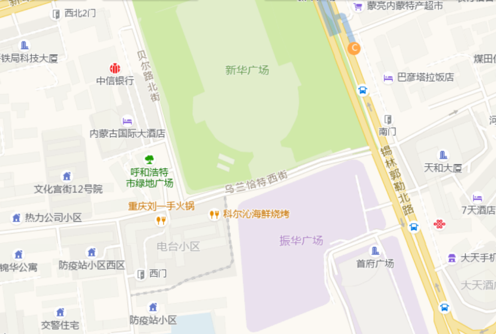呼和浩特人 出行注意!振华广场附近部分路段封闭!