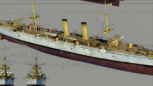 吉野"号巡洋舰是由英国阿姆斯特朗兵工厂制造,1892年1月3日开工,1893