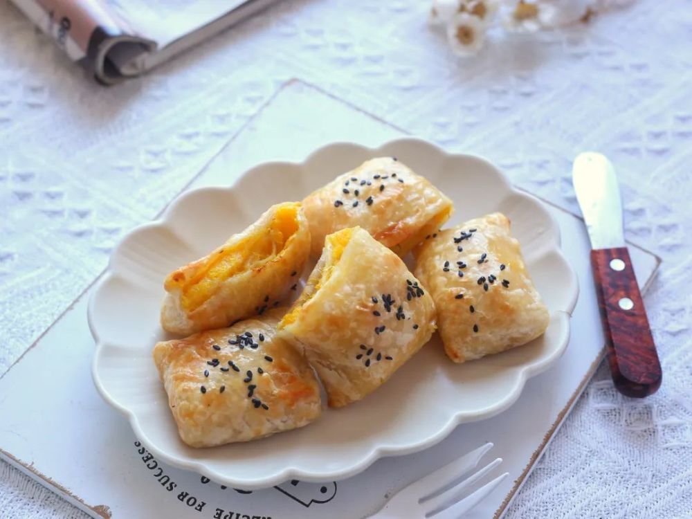 奶香浓郁层层酥脆红薯酥不用揉面不加糖好吃好做不长肉