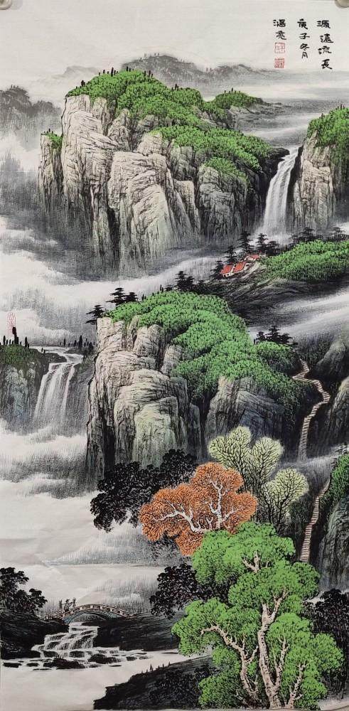画家牛洪亮山水画欣赏