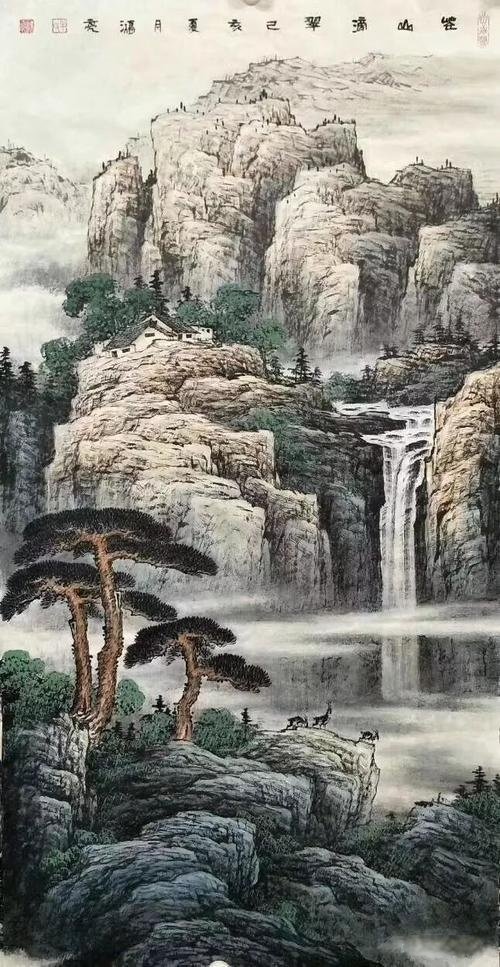 画家牛洪亮山水画欣赏