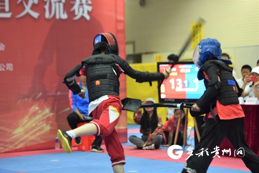 这项运动有大侠范儿2021年贵州省武术兵道交流赛举行