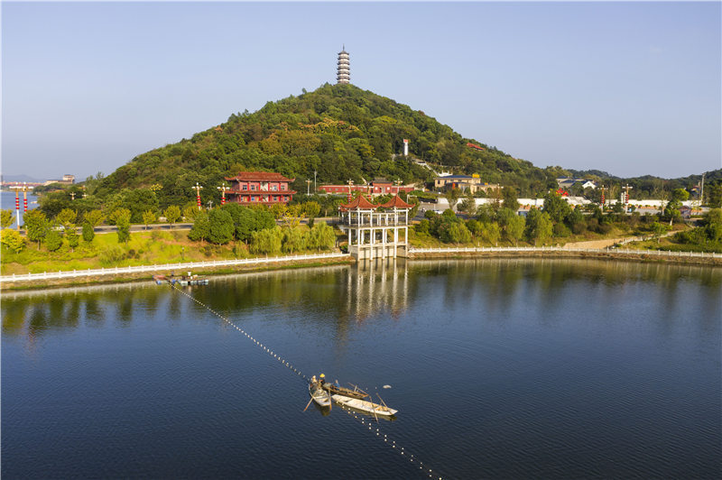 江西都昌水上养殖助农增收