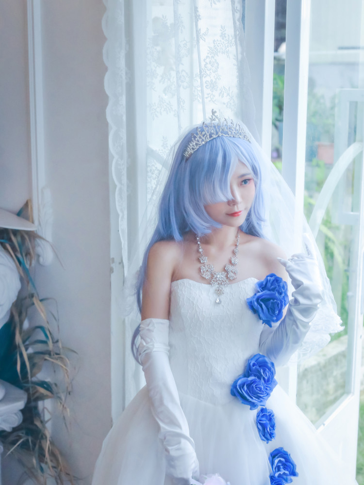 雷姆花嫁cosplay