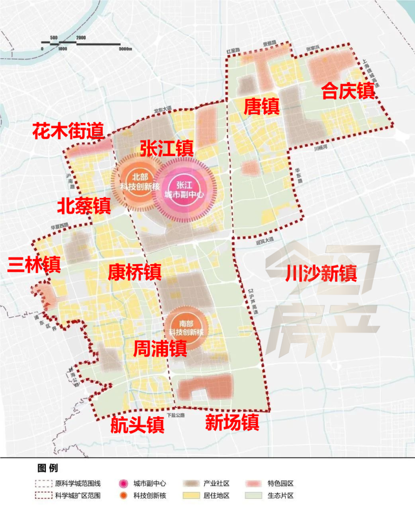 未来五年上海划了19个圈