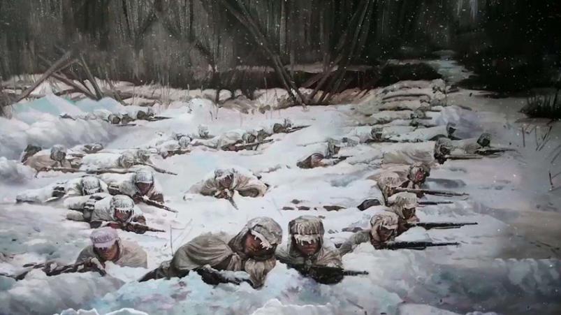 中国的保尔柯察金长津湖冰雕连老兵周全弟