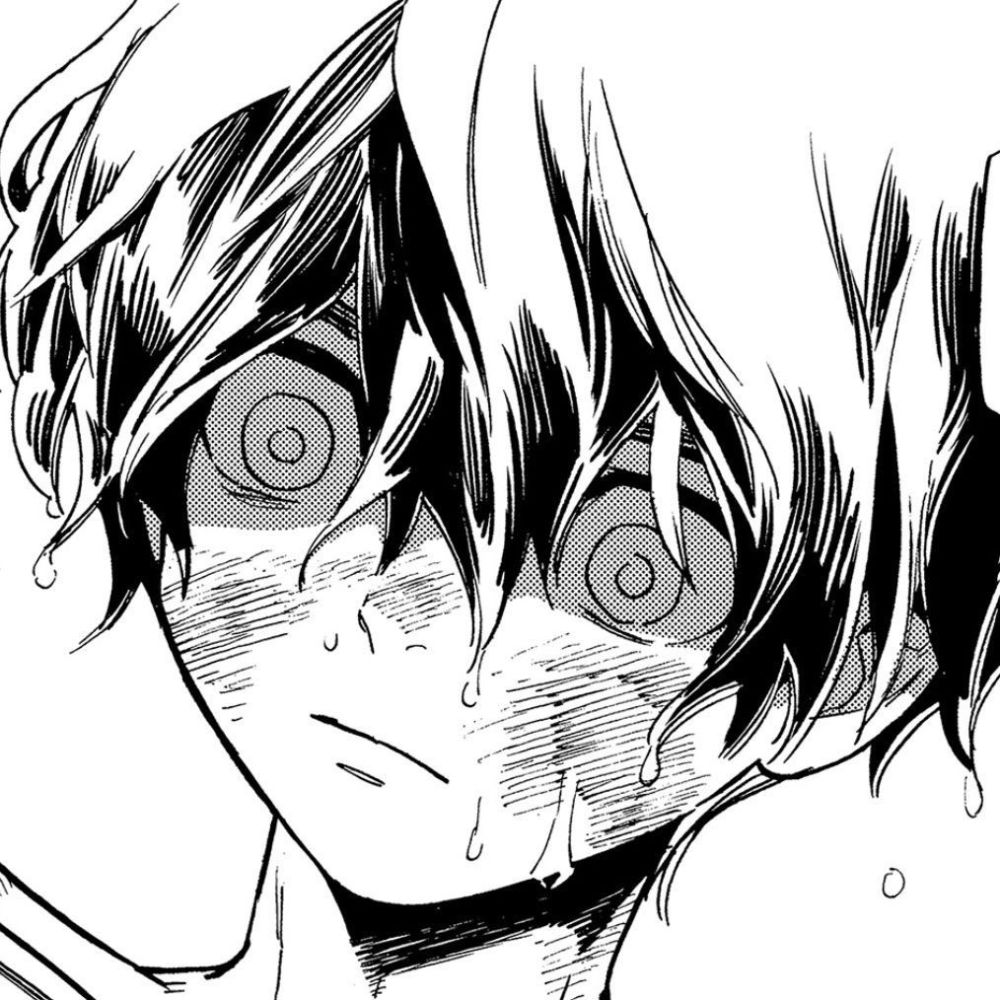 日系黑白头像:不许说我胖 都是我自己的肉 你管的着吗