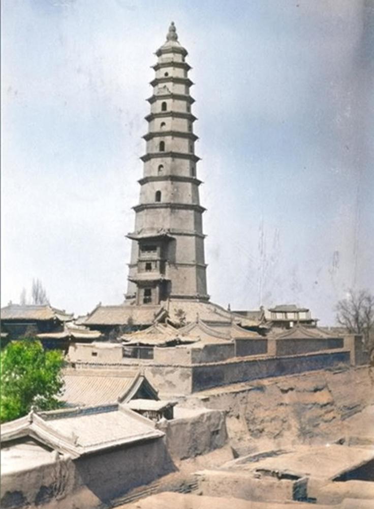 老照片:1910年的甘肃武威,"千年古韵,大漠雄风"的凉州古城