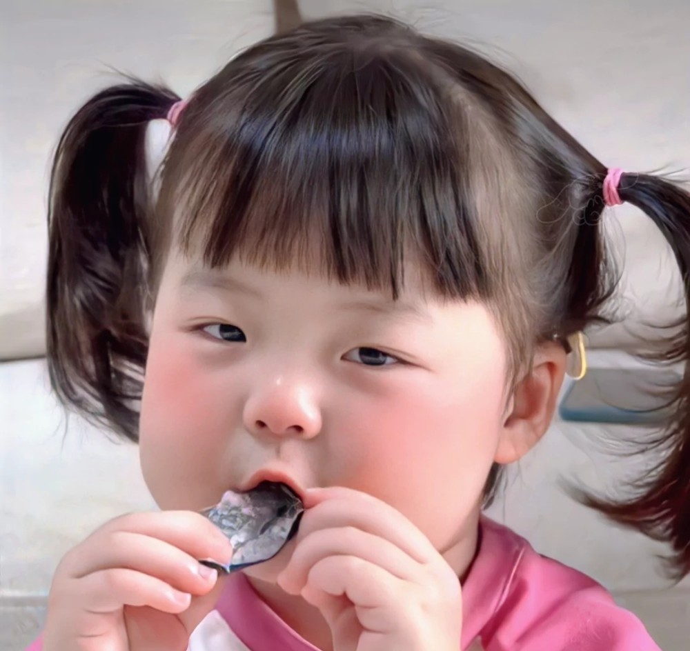 丸子妹头像这么可爱的丸子上幼儿园也会哭呢