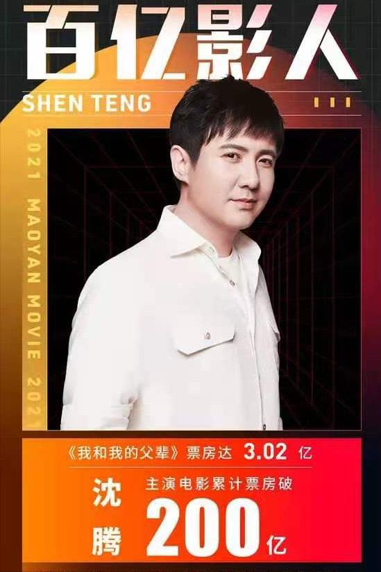 沈腾票房200亿,但票房地位岌岌可危,吴京能否成功反超?