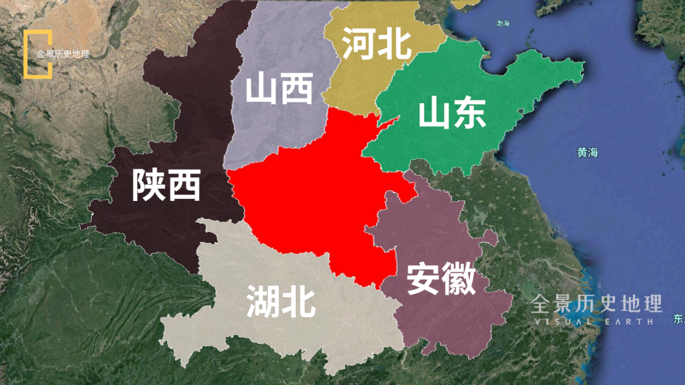 北纬31°23—36°22和东经110°21—116°39之间河南经纬度河南