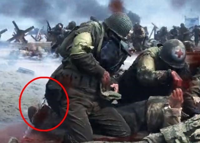 回想起林超贤2018年拍摄的《红海行动》,里面大量外军被炸伤的残肢