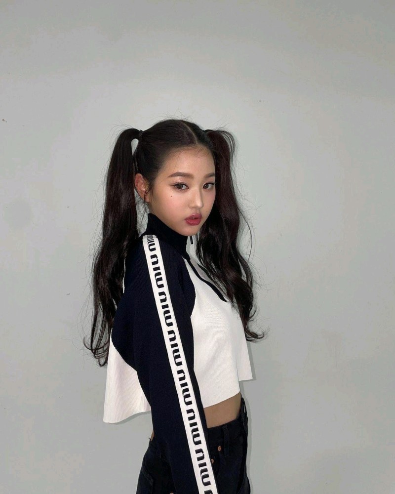 前izone成员张元英,双马尾非常合适,变得更可爱的颜值