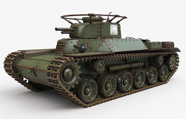 二战日本87式装甲车图片