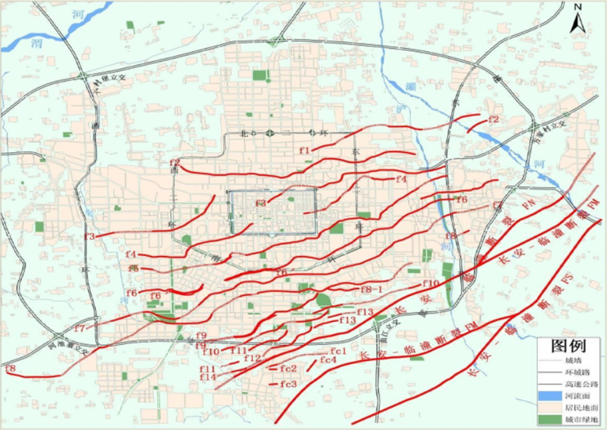 唐山大地震之后 西安地裂缝活动开始增加,再加上过去西安地下水开采