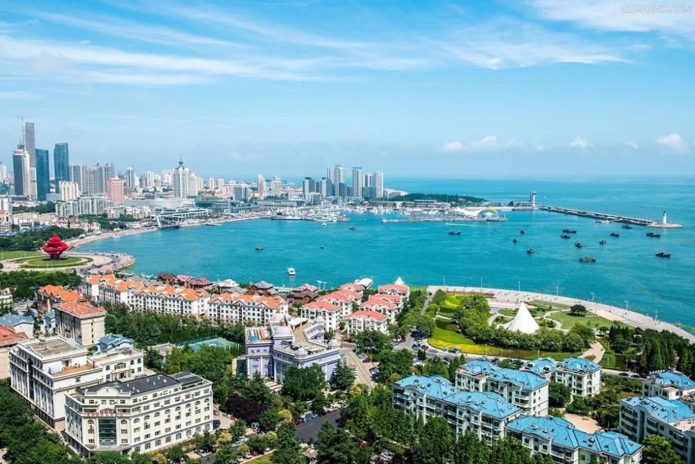 地理多彩的岛青岛绿岛红岛黄岛白岛黑岛彩岛