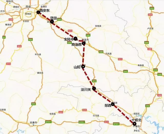 西十高铁的建设再见曙光,这条铁路对陕西和湖北意义重大