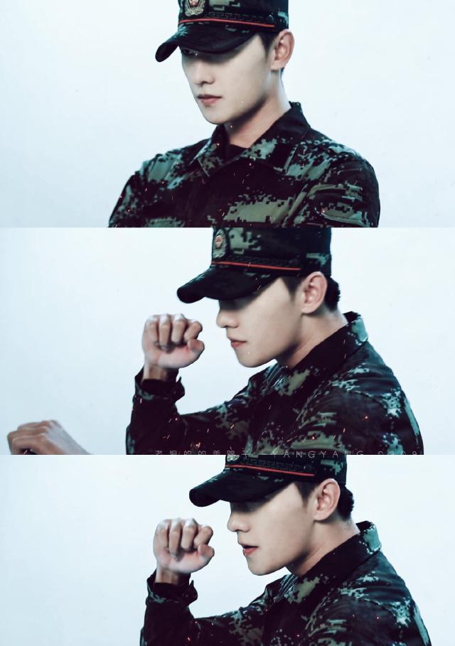 秋天的第一位心动男友杨洋来了杨洋帅军装杨洋特战荣耀