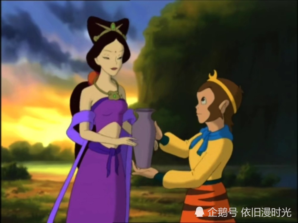 央视动画西游记往事:孙悟空与紫衣仙女到底是什么样的纠葛缘分?