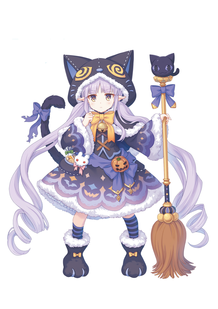 万圣节镜华是一个后排魔法辅助型的法师,本身的输出