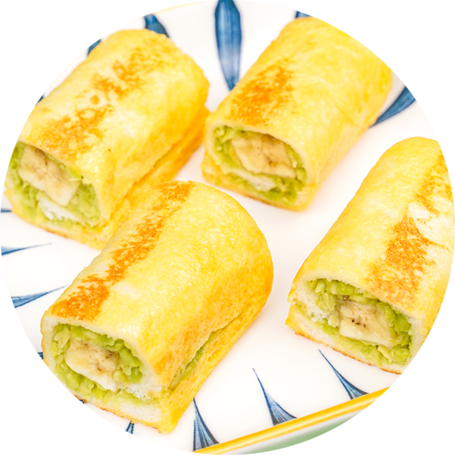 早餐吃香蕉牛油果卷,假期也要开启元气满满的一整天!