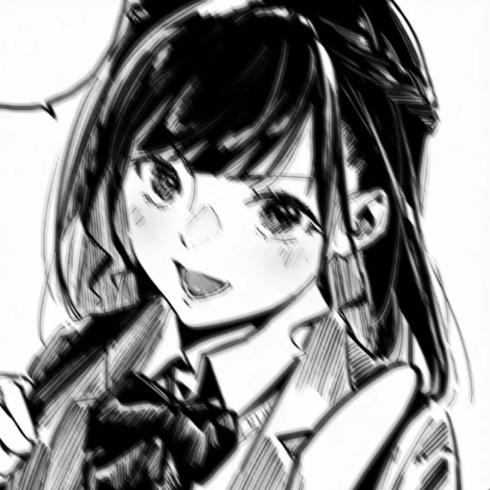 黑白动漫女头我想给你写本书