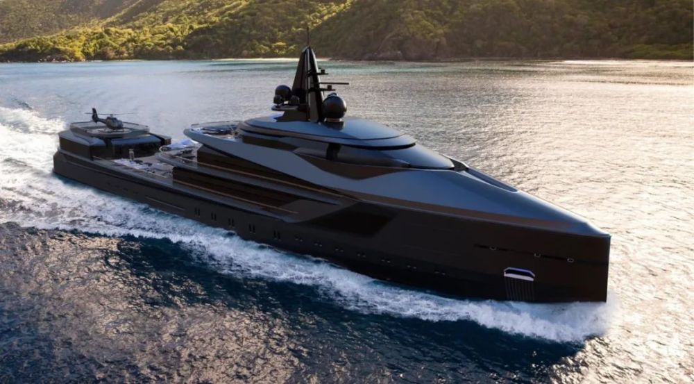 oceanco105米混合动力探险游艇概念esquel号_腾讯新闻