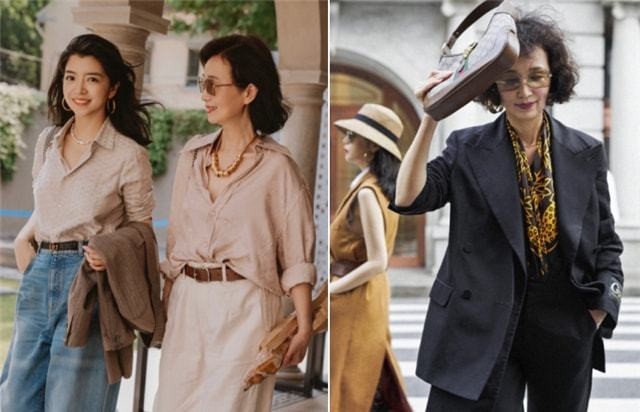 年过半百不会穿，学三木妈妈的三种搭配技巧，50岁比30岁还要美(图6)