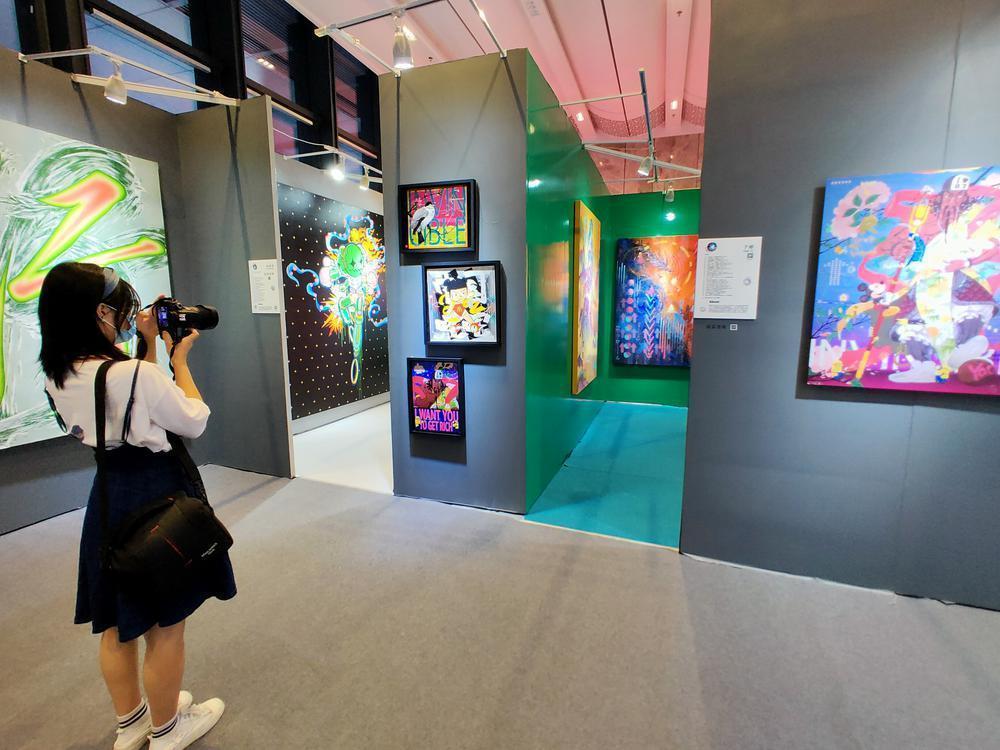 国潮艺术展区 来源   羊城晚报·羊城派 责编   李斯睿