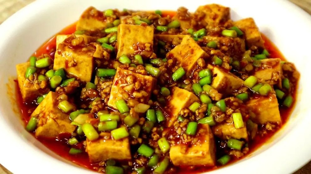 什锦肉末豆腐图片
