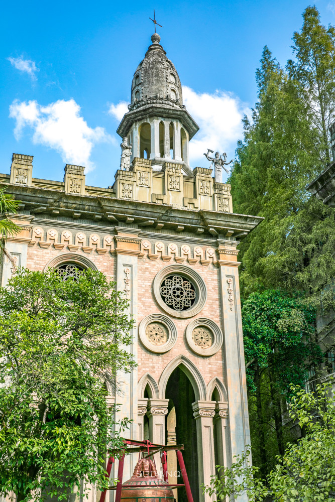 武汉古德寺造型奇特被误认为是西方教堂曾吸引印度总理来参观