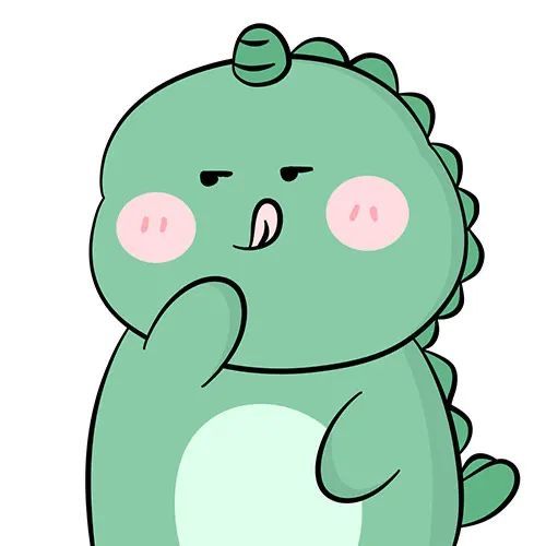 憨憨的小恐龙头像