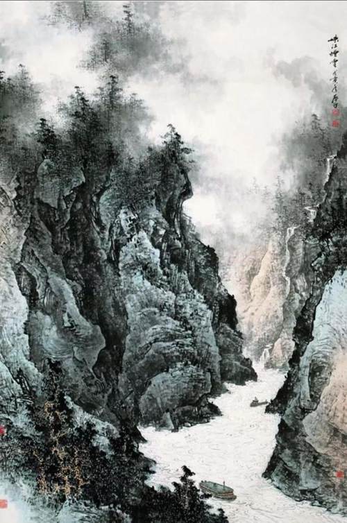 名家白启哲山水画精选集欣赏