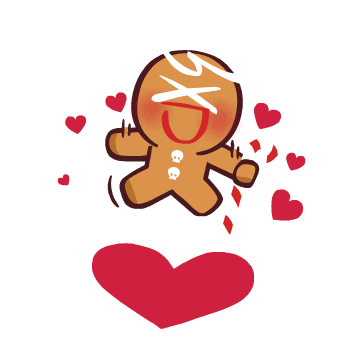 可爱姜饼人表情包哇哈哈