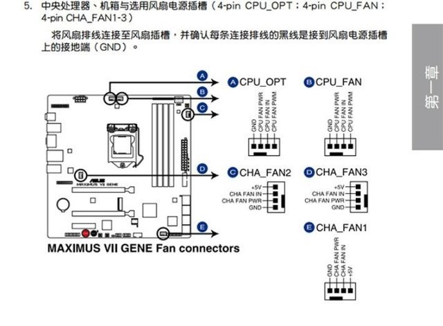 240水冷风扇接线图解图片