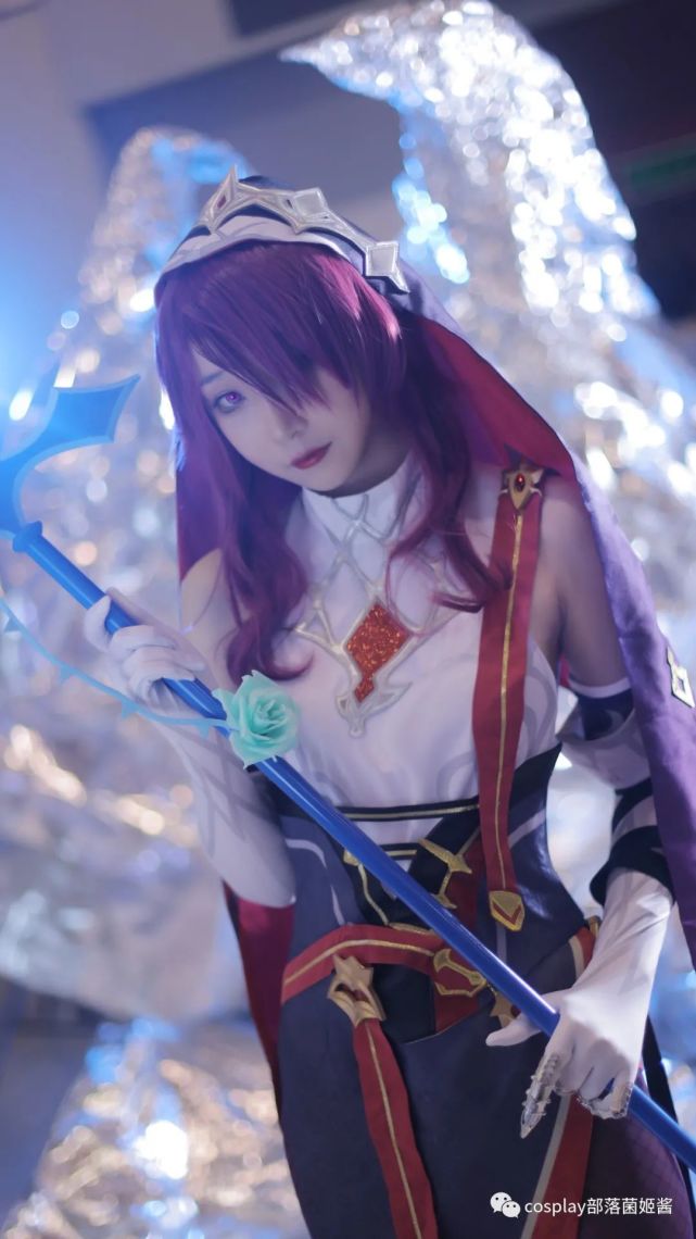 cos:原神罗莎莉亚cos正片@蓝璃