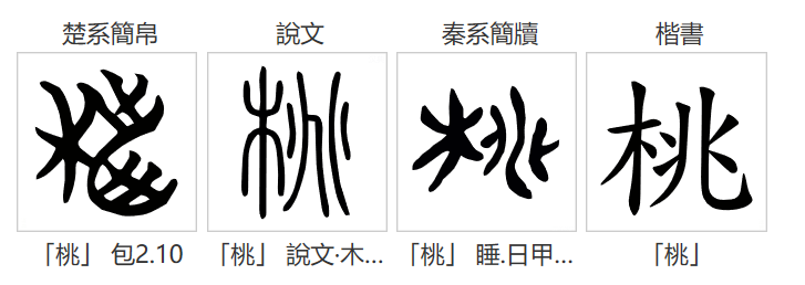 一天一个汉字桃