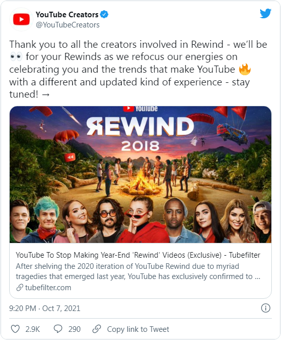 每况愈下的YouTubeRewind年终回顾项目已经被砍免费找精准客户软件