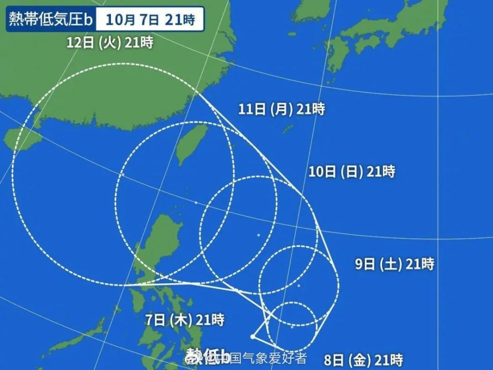 与此同时,昨天晚上,拥有台风命名权力的日本气象厅再发烈风警报.