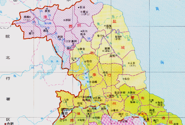 江蘇省的區劃調整,13個地級市之一,宿遷市為何有3個縣?