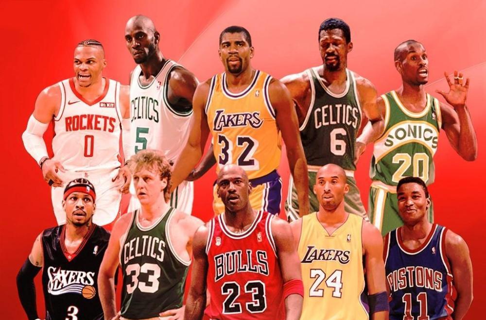 nba评选75大巨星,乔丹领衔,老詹排第二,科比进入前十名!_腾讯新闻