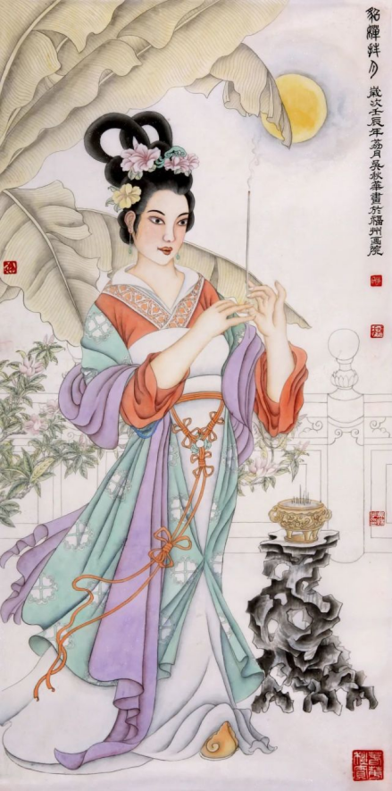 笔墨清新田园诗意著名画家吴秋华艺术赏析