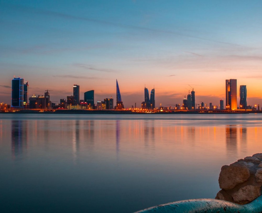 图为巴林首都麦纳麦