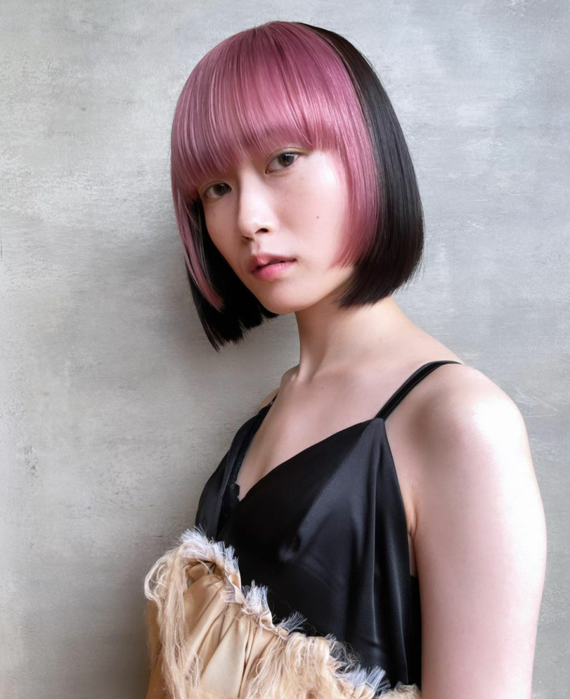 千万不要随便染齐刘海