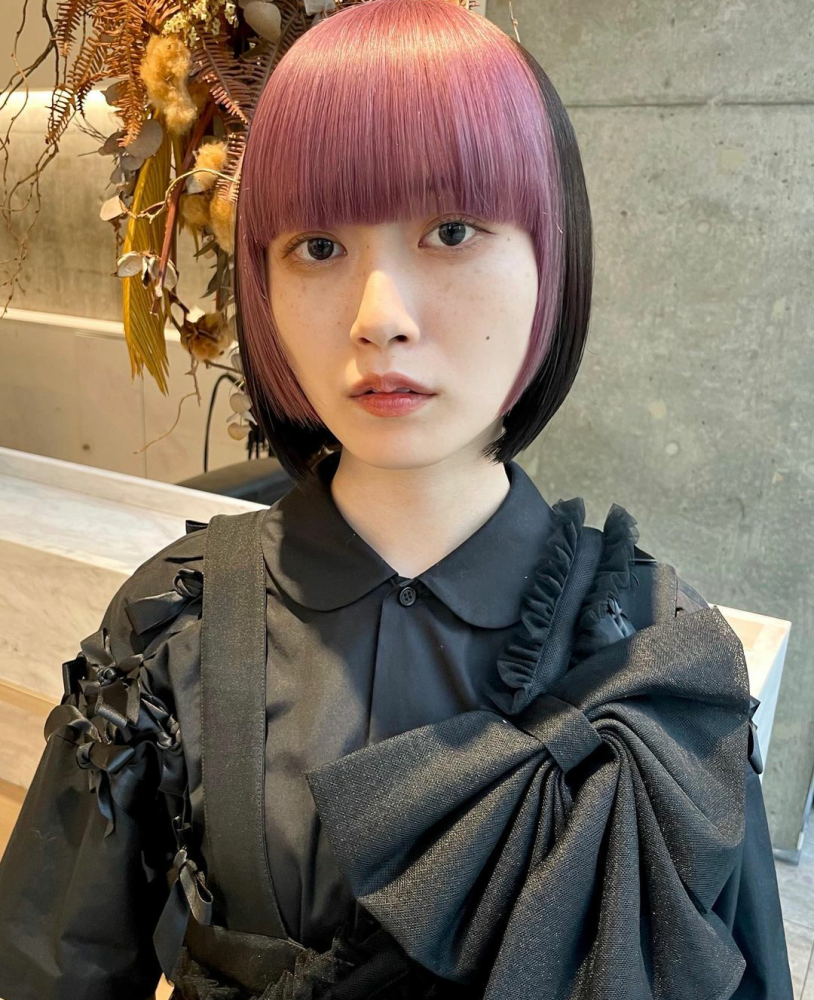 千万不要随便染齐刘海